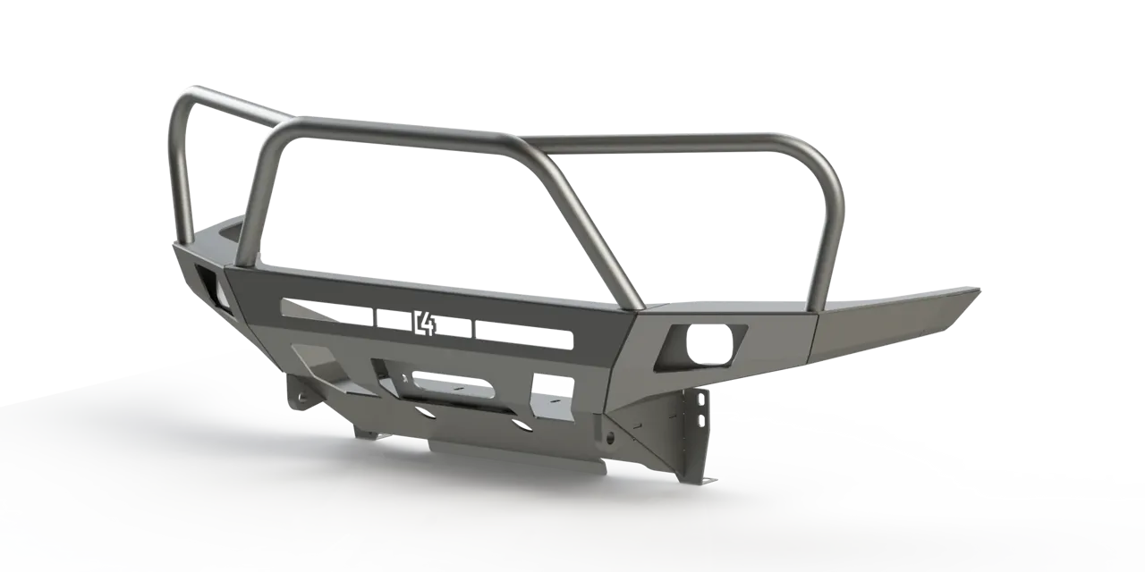4x4 vehicle fitted with a bull bar, side steps and body upgrades