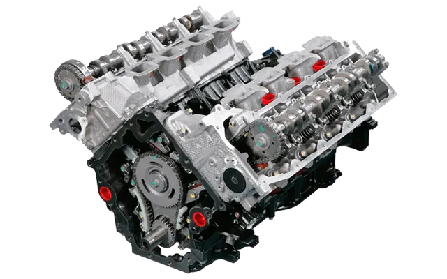 4x4 engine undergoing mechanical repairs and performance upgrades