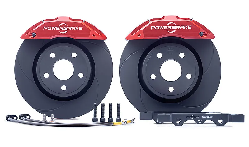 Powerbrake high-performance 4x4 brake upgrade kit with calipers and rotors